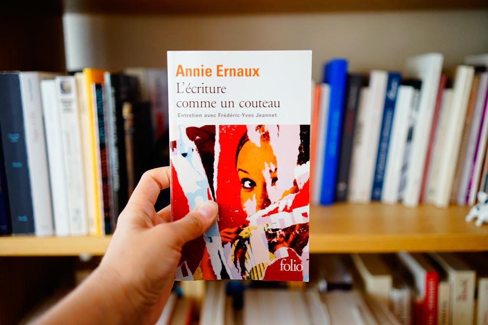 You are currently viewing Conseil d’écriture d’Annie Ernaux