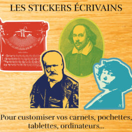 Pack stickers écrivains