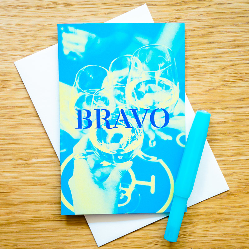 Carte double Bravo - Trinquons
