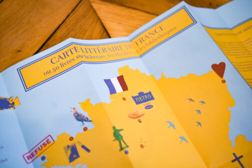 Carte littéraire - Extrait France