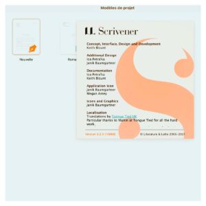 Ecrire avec Scrivener