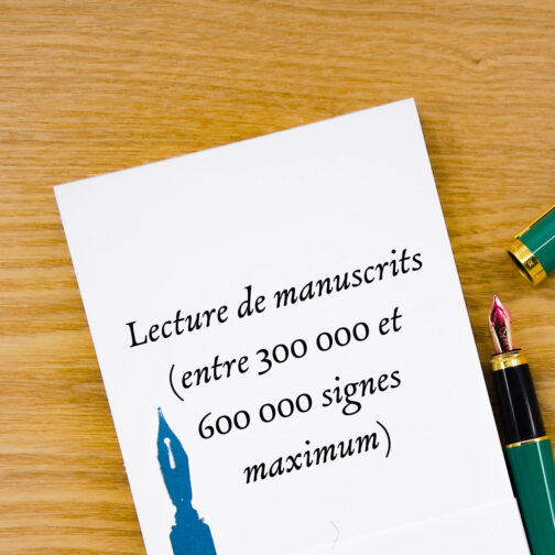 Lecture de manuscrit de 300 000-600 000 signes