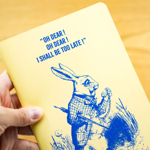 Carnet Rabbit & Clock (Alice au pays des merveilles) – Image 2