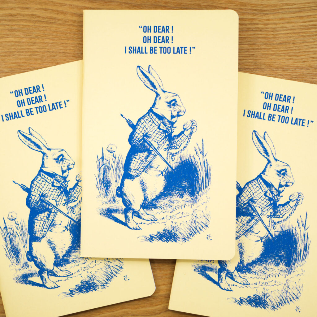 Alice Carnet Rabbit&Clock plusieurs