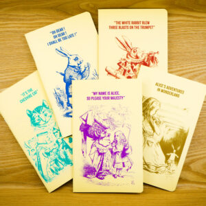Collection de carnets Alice au pays des merveilles