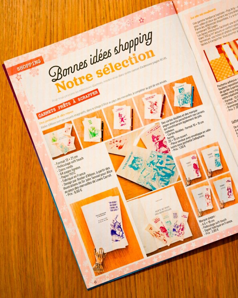 Page sur Alice au pays des merveilles - Passion Scrapbooking HS n°26