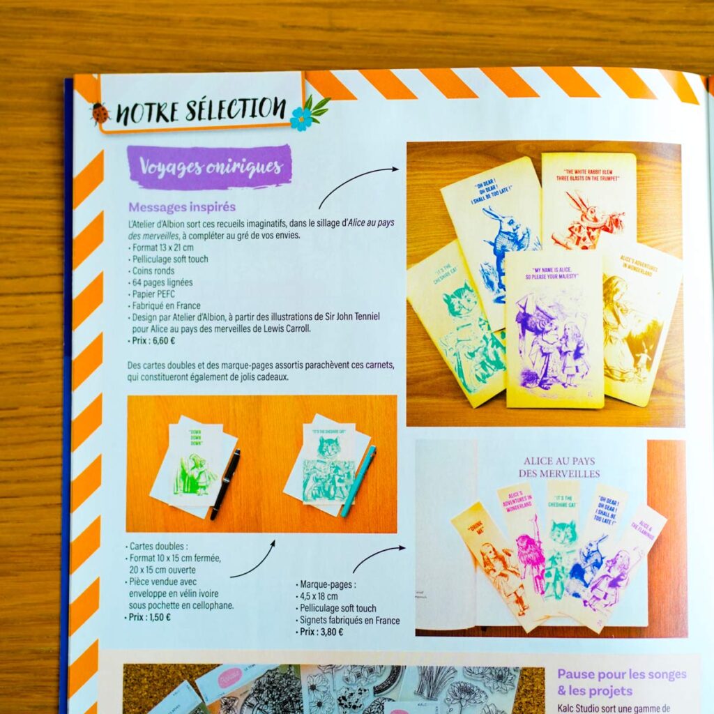 Passion cartes créatives n°81 - Page sur Alice